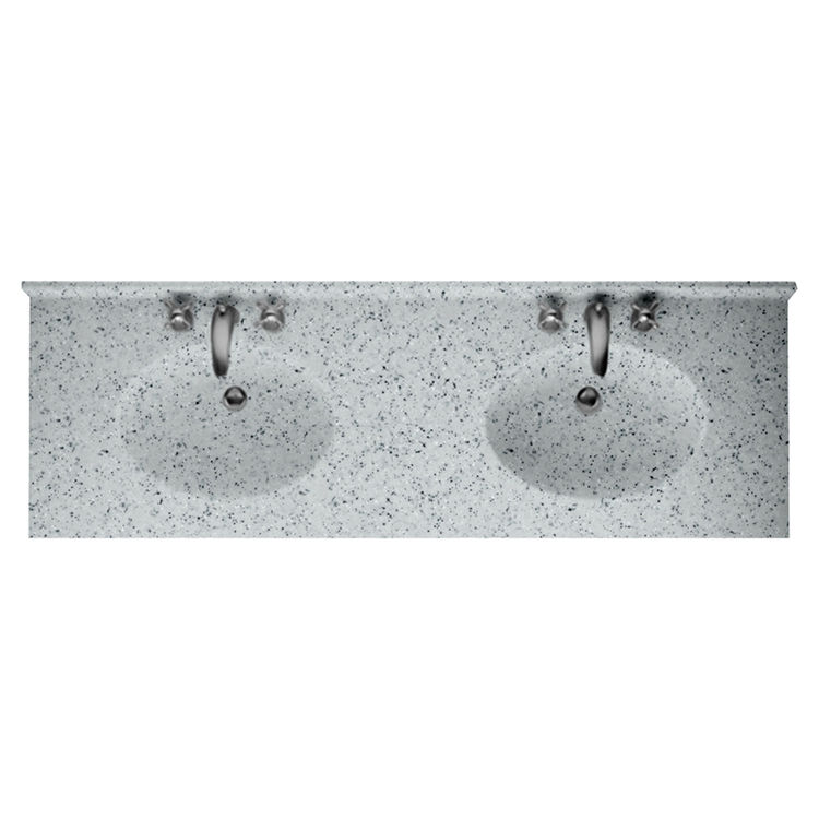 Swanstone CH022732B.053 Swanstone CH2B2273-053 Chesapeake Tahiti Gray Vanity Top