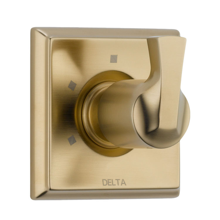 Delta Faucet T11851-CZ Dryden 3-Setting Shower Handle Diverter Trim Kit No Valve 