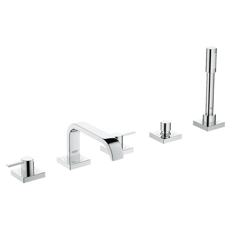 Grohe 25097000 Allure 5 Hole Bathtub Faucet Starlight Chrome