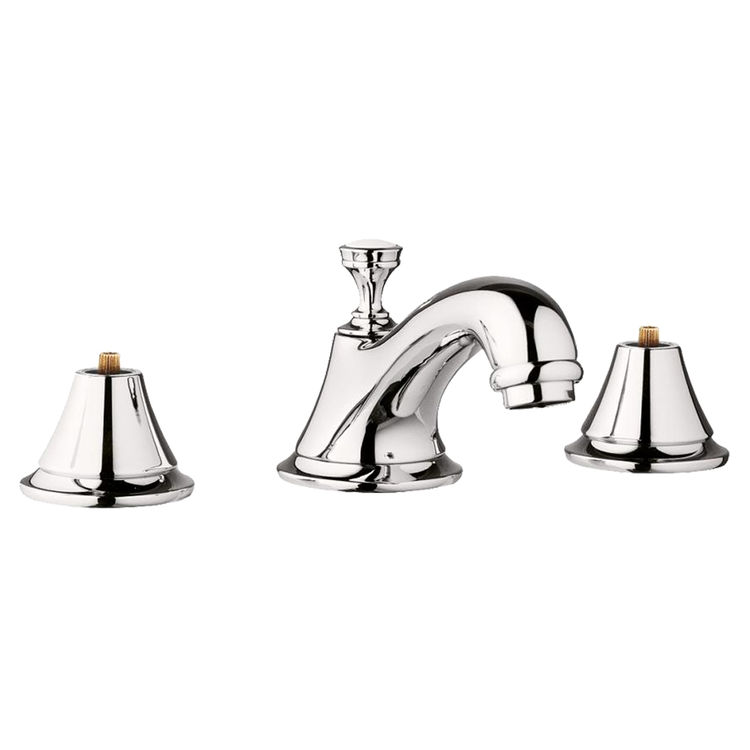 Grohe 20800be0 Polished Nickel Two Handle Widespread Lav