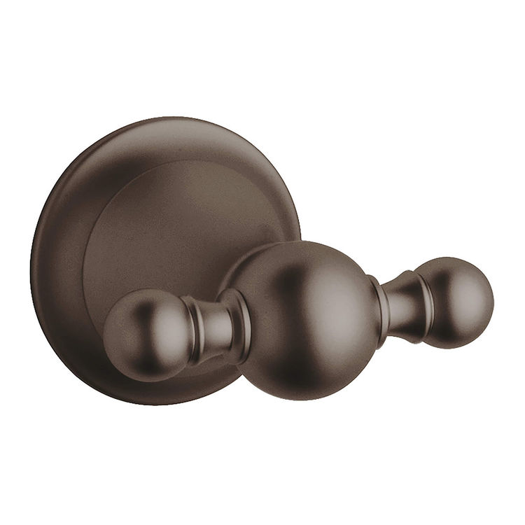 Grohe 40159ZB0 Grohe 40159ZB0 Seabury Double Robe Hook, Oil Rubbed Bronze