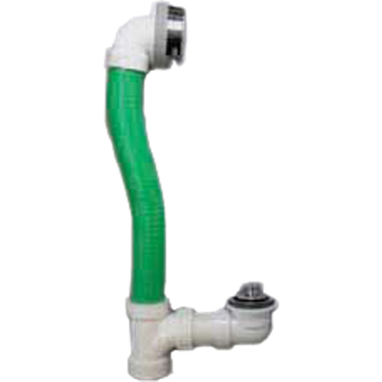 Watco FLEX924-FA-PVC-PB Watco FLEX924-FA-PVC-PB Innovator PVC Foot Actuated Polished Brass Bath Waste