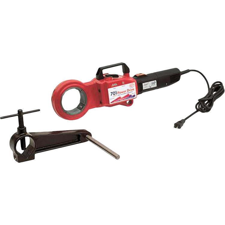 Reed 701PDE Reed 701PDE Hand Held Power Drive Thread Machine W/ European 230 Volt & Vise