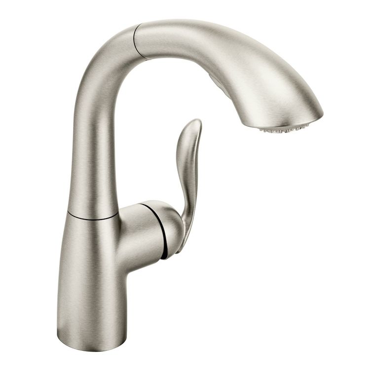 Moen 7294srs Spot Resist Stainless Single Handle Kitchen Faucet