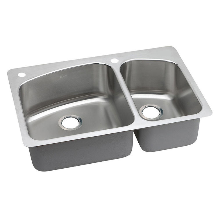 Elkay DPXSR2250R2L Elkay DPXSR2250R2L Dayton Stainless Steel Double Bowl Sink