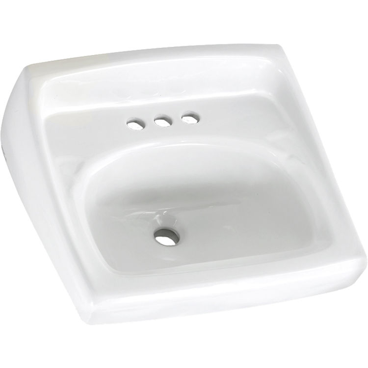 American Standard 0355 912 020 Lucerne Wall Hung Sink Less Overflow White