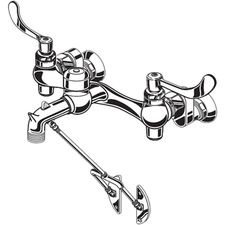 American Standard 8355 110 002 Wall Mount Service Sink Faucet