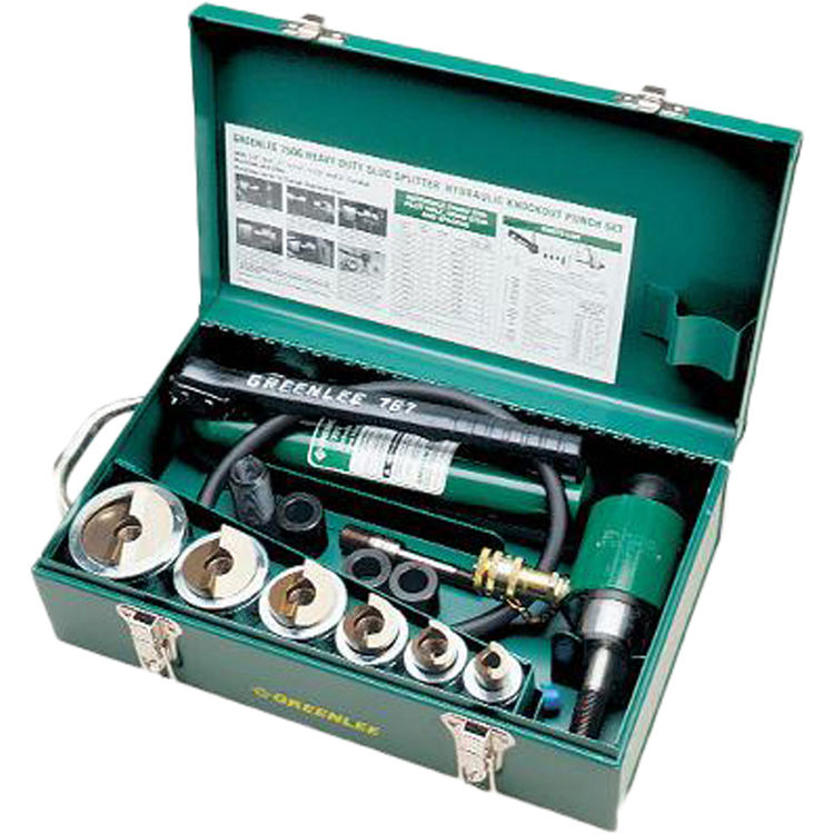 Greenlee 7506 SlugSplitter Hydraulic SC Knockout Punch Kit