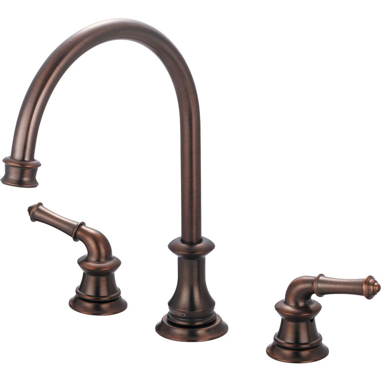 Pioneer 2dm200 Orb Two Handle Widespread Kitchen Faucet In