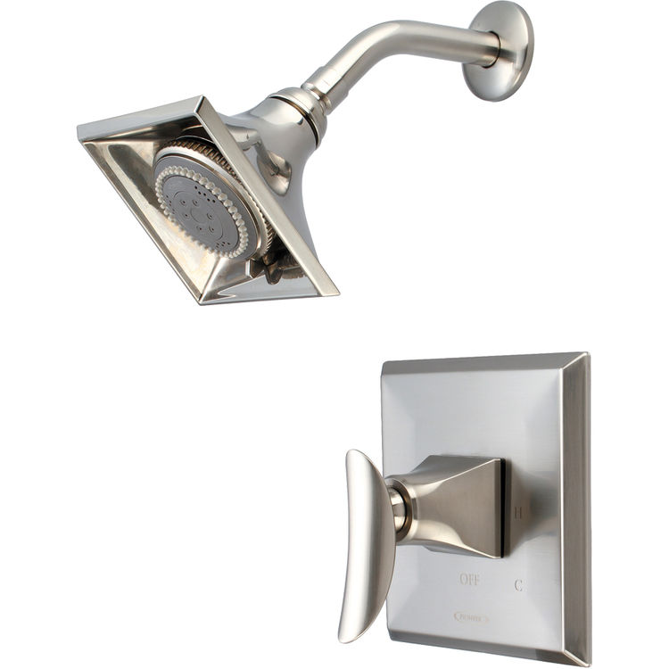 Pioneer 4PR300T-BN Pioneer 4PR300T-BN Single-Handle Shower Trim Set In a Brushed Nickel Finish