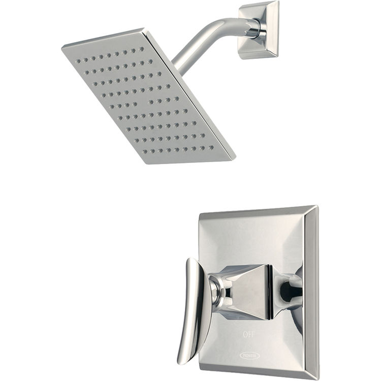 Pioneer 4PR310T-PN Pioneer 4PR310T-PN Single-Handle Shower Trim Set In a Polished Nickel Finish