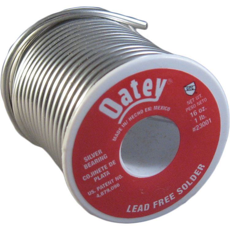 Oatey 23001 1Pound Silver Wire Solder PlumbersStock
