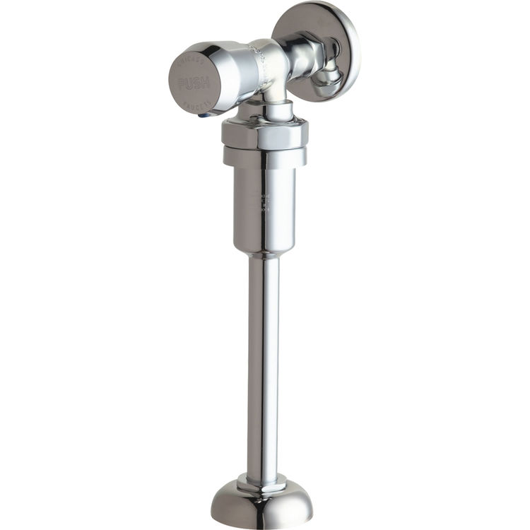Chicago Faucets 732VB665PSHCP Angle Urinal Valve with Riser