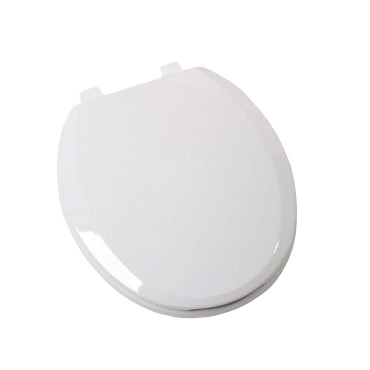 Jones Stephens C1210S00 Jones Stephens C1210S00 White - Ez Close Round Plastic Toilet Seat