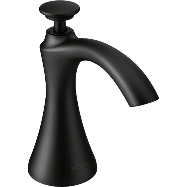 Moen S3946BL Moen S3946BL Transitional Soap Dispenser, Matte Black