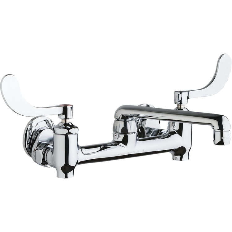 Chicago Faucet 640-S6E35-317YAB Chicago 640-S6E35-317YAB Water Sink Faucet with Supply Stops