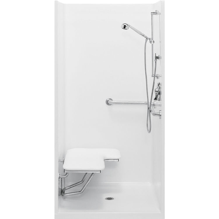 Aquatic 1363sma 36 X36 X75 Ada Shower Stall Trim W