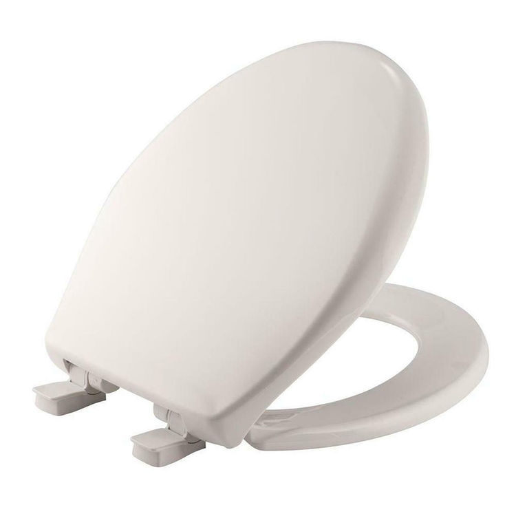 Bemis 200e3 000 Round Plastic Toilet Seat White Plumbersstock - Bemis Toilet Seat Fittings