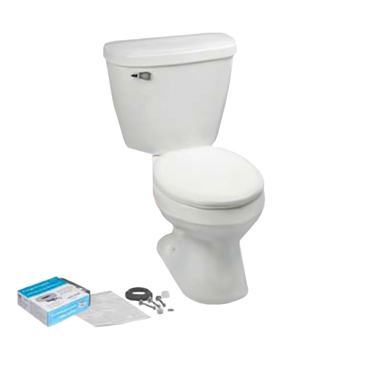 Mansfield 380CTK-WHT Mansfield 380CTK-WHT Summit White 1.6 GPF Round Bowl Toilet