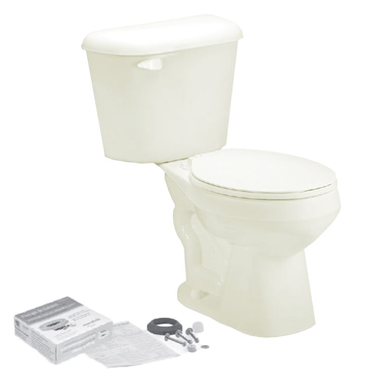 Mansfield 4130CTK-BONE Mansfield 4130CTK-Bone 1.28 GPF Alto Round Bowl Toilet