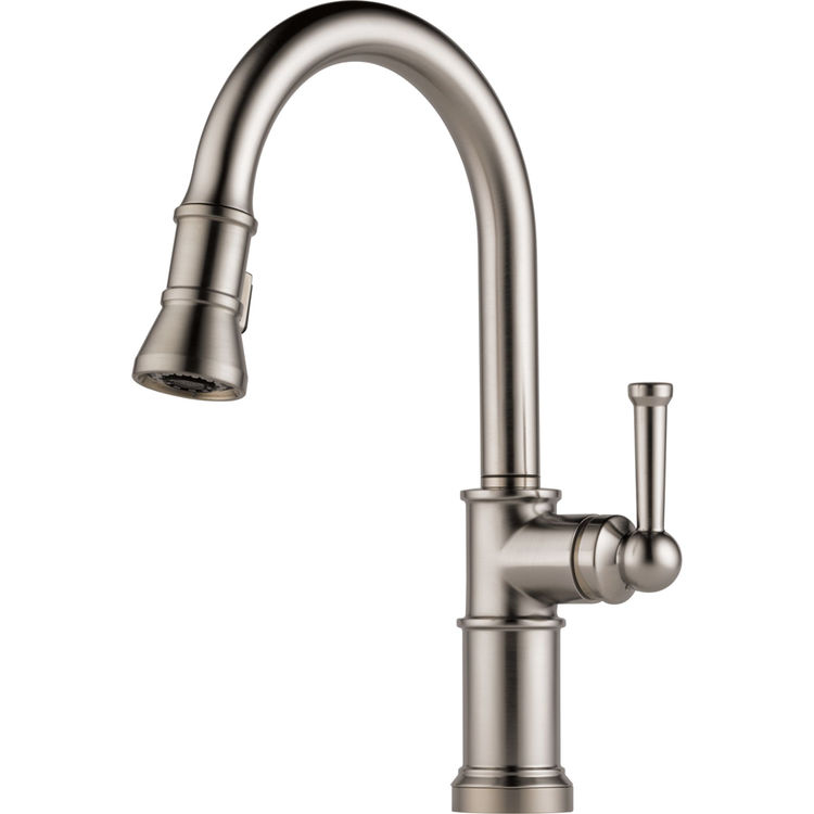 Brizo 63025LF-SS Stainless Artesso Single Handle Pull-Down ...