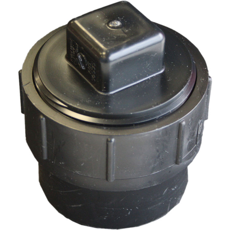 Commodity 3 Inch ABS Cleanout Adapter, ABS Construction