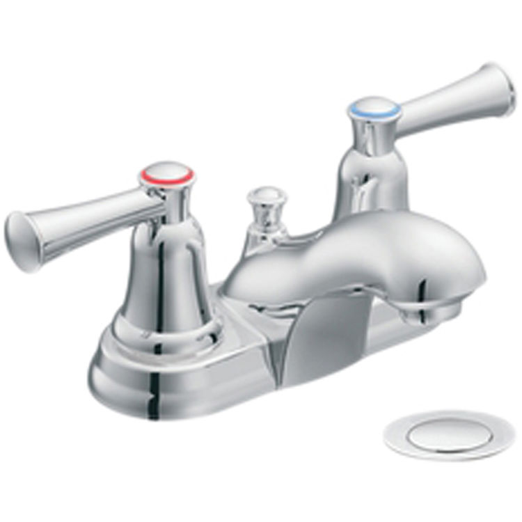 Cleveland Faucet 41211 Moen CFG 41211 Two Handle Bathroom Faucet in Chrome
