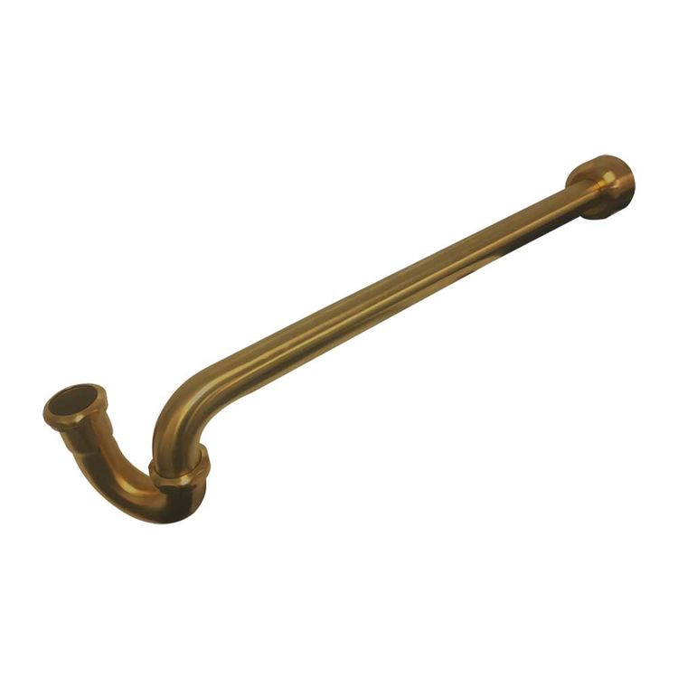 Brasstech 3013/06 Antique Brass Tubular PTrap PlumbersStock