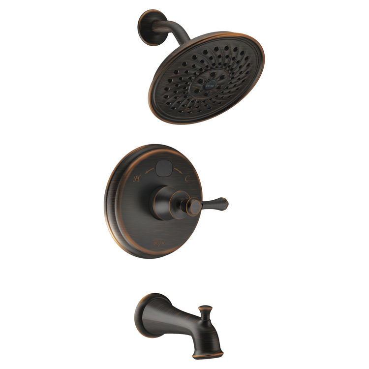 Delta T14400-RBT2O Delta T14400-RBT2O Venetian Bronze Traditional Temp2O Tub/Shower Trim