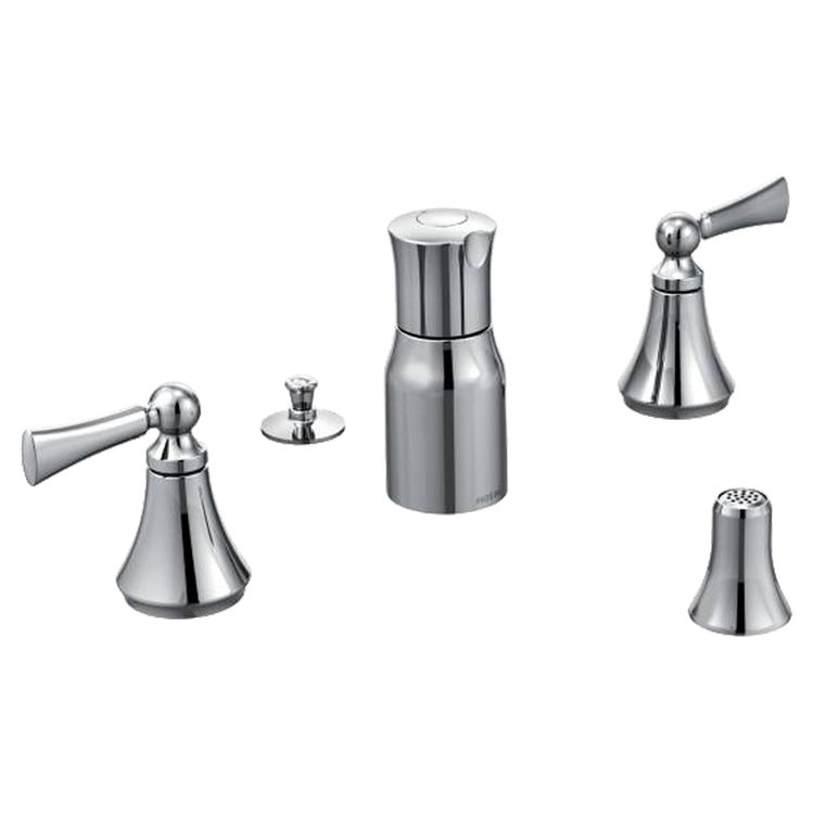 Moen T5245 Moen T5245 Wynford Chrome Two Handle Bidet Faucet Trim