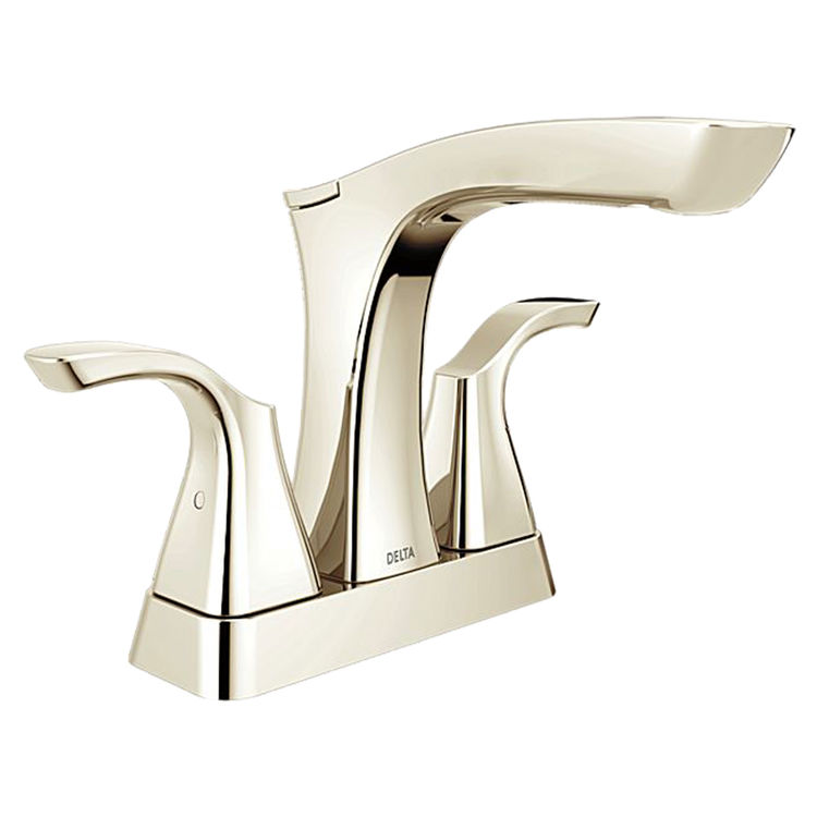 Delta 2552-PNMPU-DST Delta 2552-PNMPU-DST Polished Nickel Two Handle Lavatory Faucet