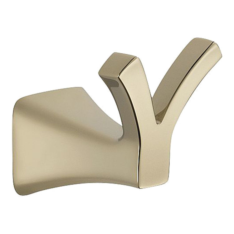 Delta 75235-PN Delta 75235-PN Polished Nickel Double Robe Hook