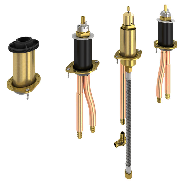 Delta R4707-PX Delta R4707-PX Roman Tub w/ Hand Shower Rough-in Valve, PEX Crimp
