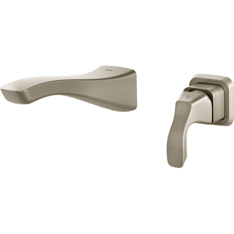 Delta T552LF-SSWL Delta T552LF-SSWL Stainless Single Handle Wall Mount Lavatory Faucet