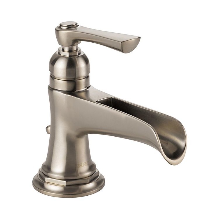 Brizo 65061LF-NK Brizo 65061LF-NK Luxe Nickel Rook One Handle Lavatory Faucet