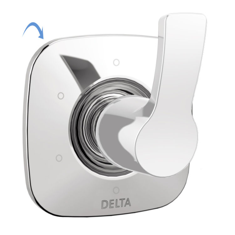 Delta RP78704 Delta RP78704 Tesla Escutcheon for 6-Setting Diverter, Chrome