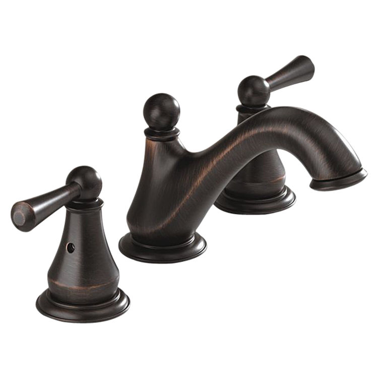 Delta 35999LF-RB Delta 35999LF-RB Haywood Two-Handle Widespread Lavatory Faucet, Venetian Bronze