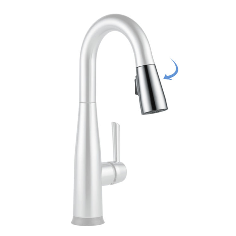 Danze DA523294NBN Opulence Pull-Down Kitchen Faucet Spray Head Brushed Nickel 2.2 GPM