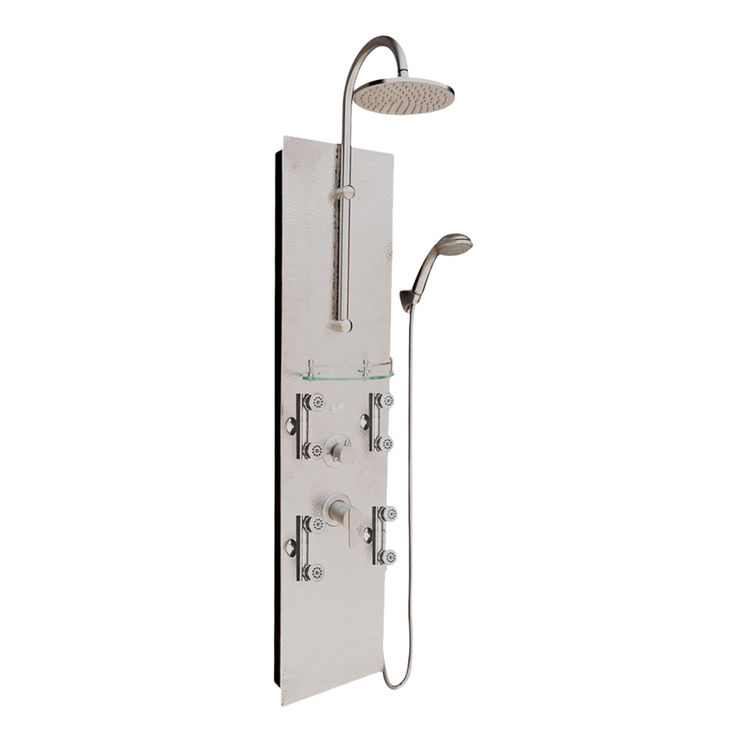 Pulse 1027 Pulse 1027 Hand-Forged Panel Vaquero ShowerSpa, Hammered Nickel Finish