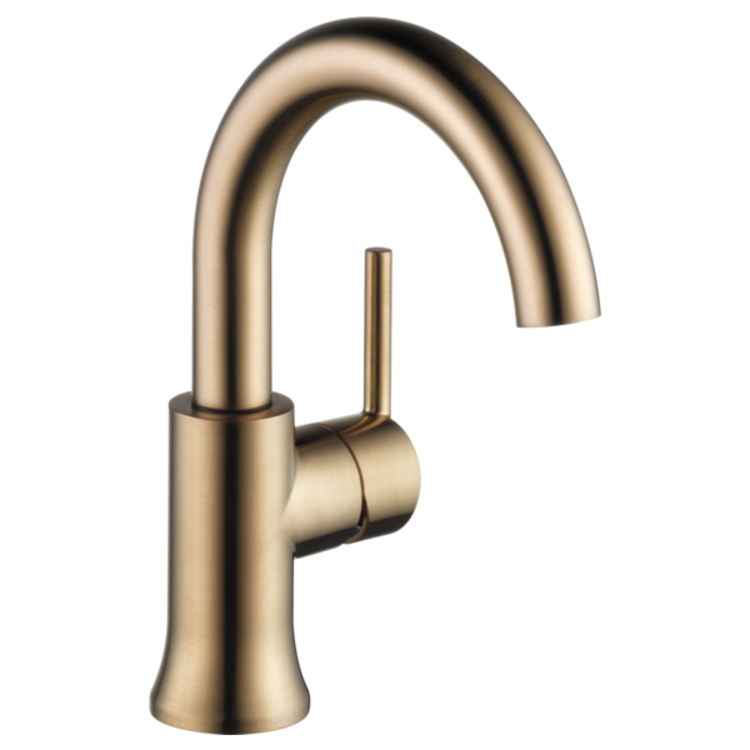 Delta 559ha Cz Dst Trinsic Champagne Bronze High Arc Bathroom Faucet