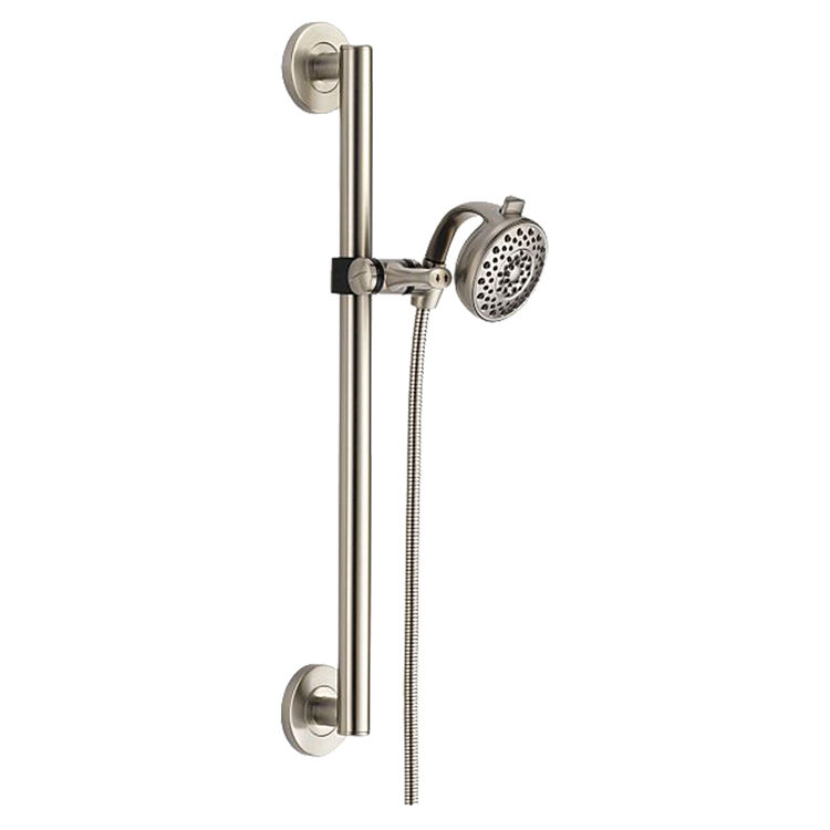 Delta 51400-SS Delta 51400-SS Stainless Shower With Slide Bar