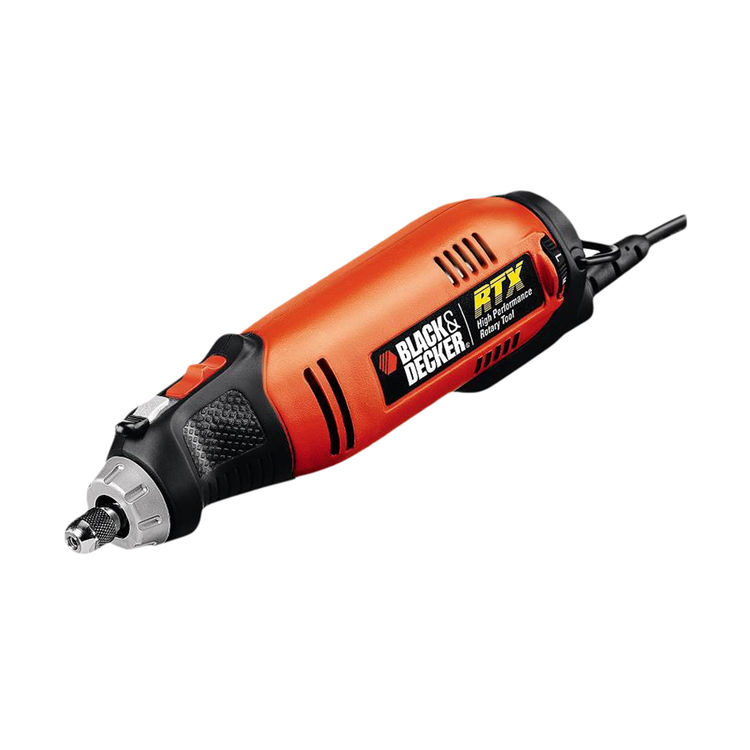 Black & Decker RTX-B Black & Decker RTX 3-Speed Rotary Tool Kit With Case, 120 V, 2 A, 12000/24000/30000 Rpm