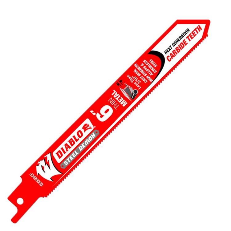 Diablo DS0620CF Diablo DS0620CF 6-Inch Steel Carbide Strip Reciprocating Blade