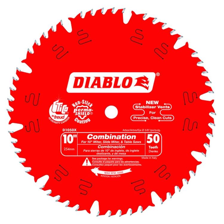 Diablo D1050X Diablo D1050X 10-Inch 50T Circular Saw Blade
