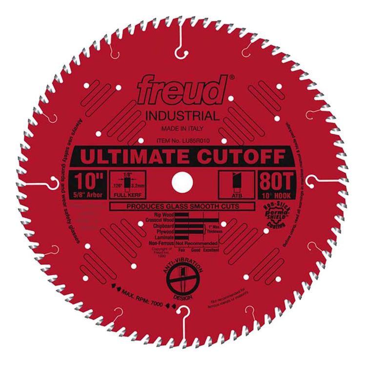 Diablo LU85R010 Heavy Duty General Purpose Circular Saw Blade, 10Inch