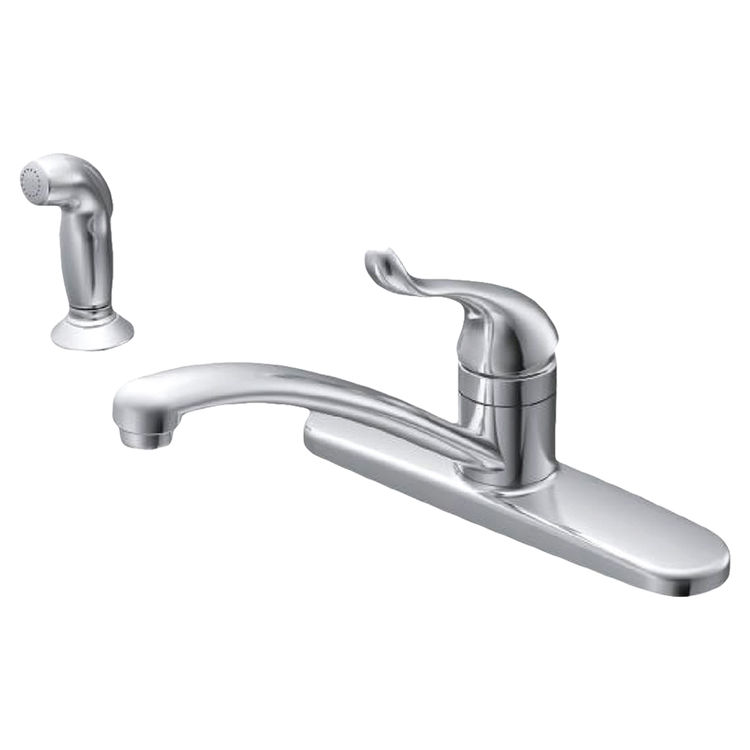 Moen Ca87530 Chrome Adler One Handle Kitchen Faucet W Spray