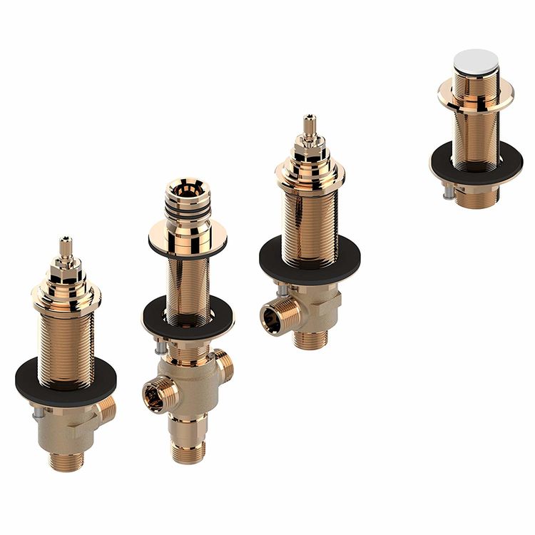 Ultra Faucets UFP-RTRS Brass Roman Tub Rough In Valve With ...