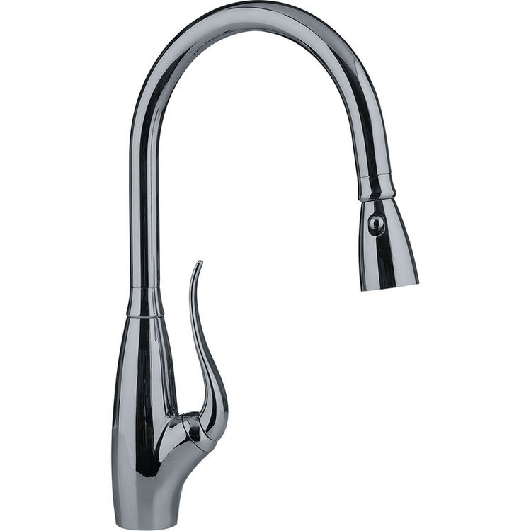 Franke Ff2480r One Handle Pulldown Kitchen Faucet Satin Nickel