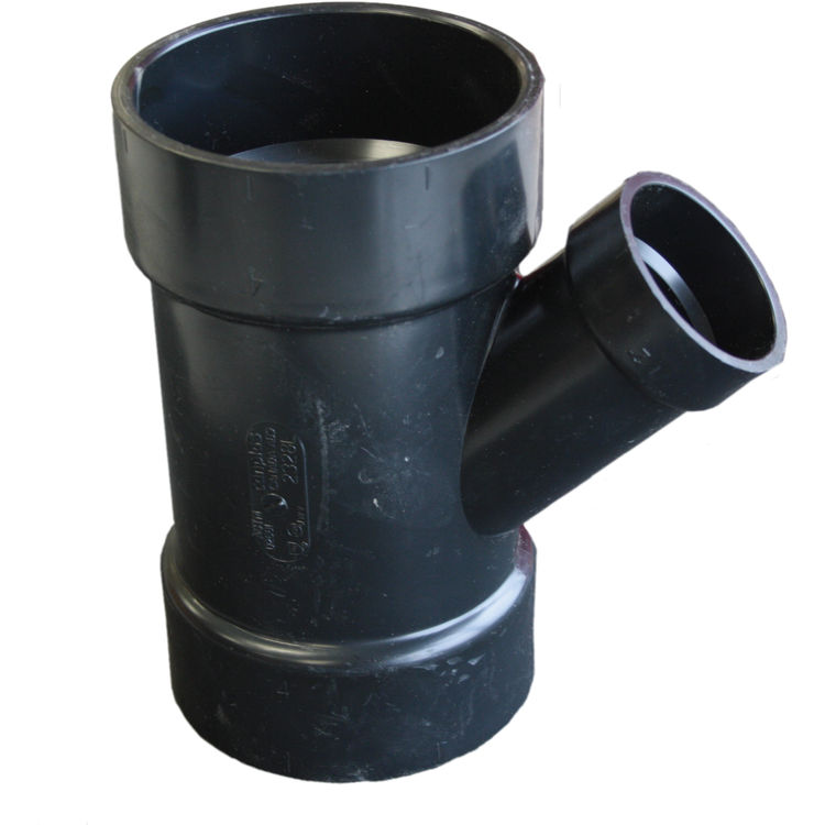 Commodity 4 x 4 x 2 Inch ABS Wye, ABS Construction