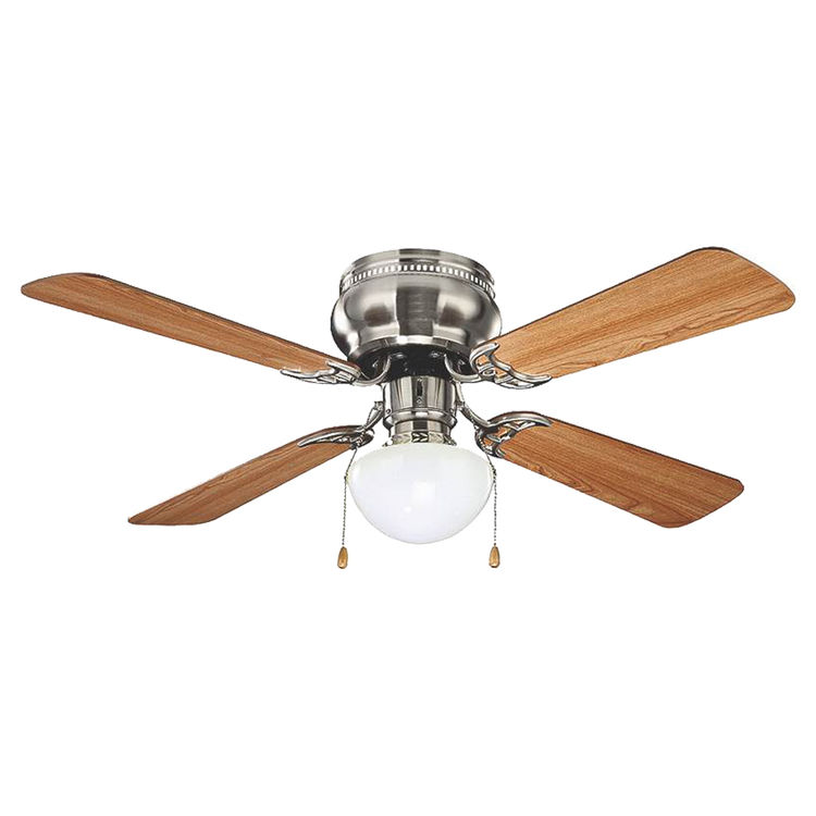 Boston Harbor 42 742t Mr En Bn Brushed Nickel Hugger Ceiling Fan